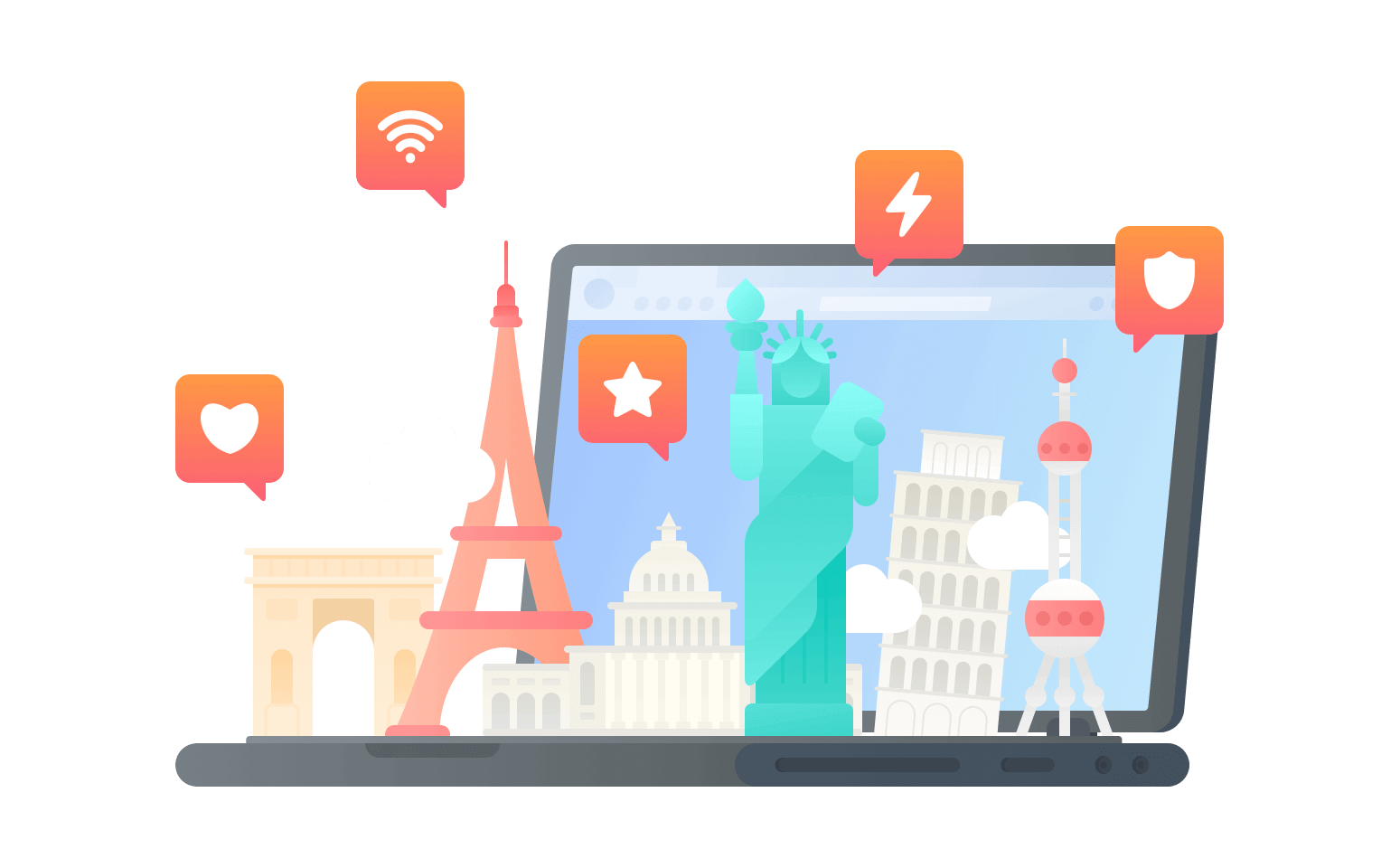 在几内亚比绍连接到中国的加速器 - 华人VPN